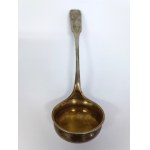 Silver gilt sauce ladle by E. Nitsch, Austro-Hungarian, Cracow, 1886-1918