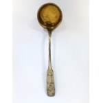 Silver gilt sauce ladle by E. Nitsch, Austro-Hungarian, Cracow, 1886-1918