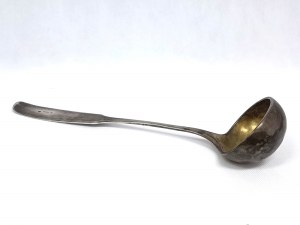 Silver gilt soup ladle, Cracow, 1835-1858