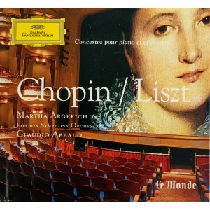 Chopin & Liszt, Koncerty fortepianowe / Wyk. Londyńska orkiestra symfoniczna, fortepian Martha Argerich, dyr. Claudio Abbado / Deutsche Grammophon & Le Monde vol. 4