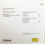 Sergiej Rachmaninow, Koncerty fortepianowe nr II i III / Fortepian Tamas Vasary / Deutsche Grammophon & Le Monde vol. 16