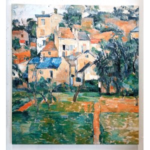 Paul Cézanne, The Hermitage at Pointoise (reproduction)