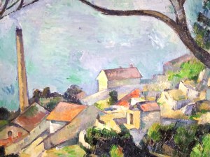 Paul Cézanne, Morze w Estaque (reprodukcja)