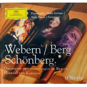 Webern, Berg, Schonberg / Wyk. Filharmonicy berlińscy, dyr. Herbert von Karajan / Deutsche Grammophon & Le Monde vol. 38