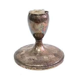 Silver-plated candle holder, Fisher, USA