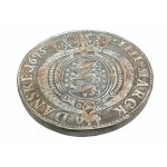Dekorative Nachbildung einer Münze von 4 dänischen Mark, Christian V., 1693