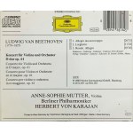 Ludwig van Beethoven, Koncert skrzypcowy / Wyk. Anne-Sophie Mutter, Filharmonicy berlińscy, dyr. Herbert von Karajan / Deutsche Grammophon