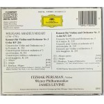 Wolfgang Amadeusz Mozart, Koncerty skrzypcowe nr III i V / Wyk. Itzhak Perlman, Filharmonicy wiedeńscy, dyr. James Levine / Deutsche Grammophon