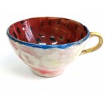 Unique hand-decorated cup