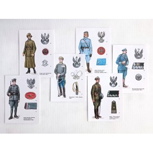 Zestaw kolekcjonerskich kart pocztowych: Bitwa warszawska 1920
