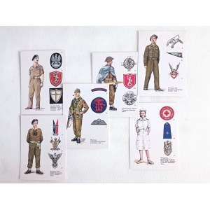 Bohdan Wroblewski, Set of collectible postcards: II Polish Corps in Italy 1943-1946 (part I)
