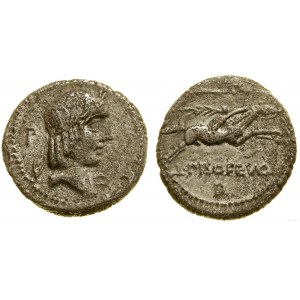 Rímska republika, denár, 90 pred n. l., Rím