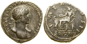 Roman Empire, denarius, 118, Rome