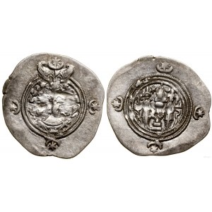 Persja, drachma, 5 rok panowania (?), mennica WH (Veh-Ardashir)