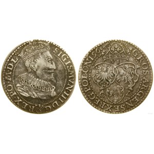 Polen, Sechspfennig, 1596, Malbork