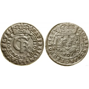 Polska, tymf (złotówka), 1665 AT, Bydgoszcz