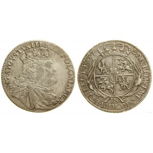 Polska, ort, 1754 EC, Lipsk