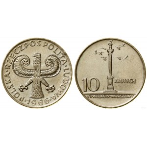 Poland, 10 zloty, 1966, Warsaw