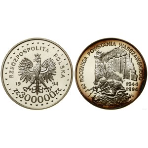 Poland, 300,000 zloty, 1994, Warsaw