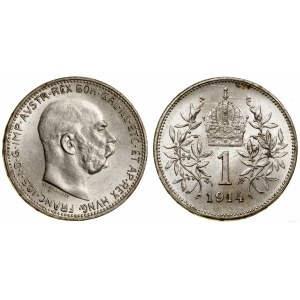 Austria, 1 korona, 1914, Wiedeń