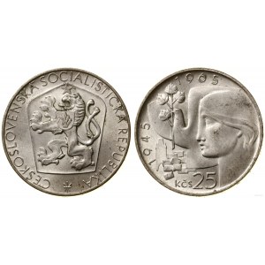 Tschechoslowakei, 25 Kronen, 1965, Kremnica