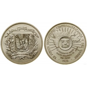 Dominikana, 1 peso, 1974