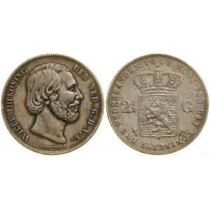 Niederlande, 2 1/2 Gulden, 1858, Utrecht