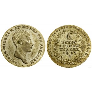 Germany, 1/6 thaler, 1813 A, Berlin