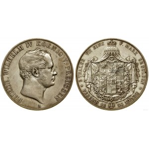 Niemcy, dwutalar = 3 1/2 guldena, 1846 A, Berlin