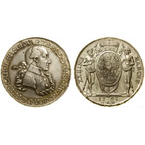 Nemecko, polovičný tolár (1/2 thaler), 1791 ICK, Saalfeld