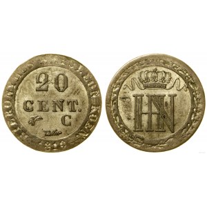 Deutschland, 20 Rappen, 1810 C, Clausthal