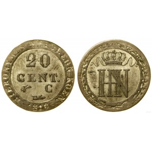 Niemcy, 20 centymów, 1810 C, Clausthal