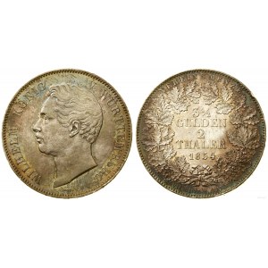 Niemcy, dwutalar (3 1/2 guldena), 1854, Stuttgart