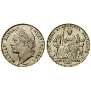 Niemcy, gulden, 1841, Stuttgart