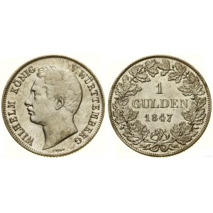 Germany, guilder, 1847, Stuttgart