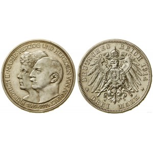 Německo, 3 marky, 1914 A, Berlín