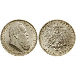 Germany, 3 marks, 1911 D, Munich