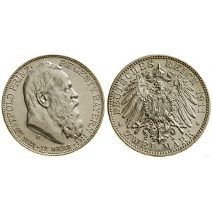 Nemecko, 2 marky, 1911 D, Mníchov