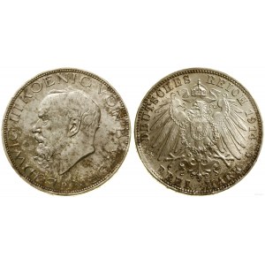 Germany, 3 marks, 1914 D, Munich