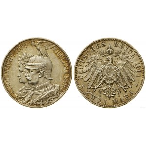 Německo, 2 marky, 1901, Berlín