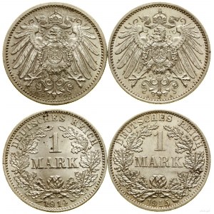 Niemcy, zestaw 2 x 1 marka
