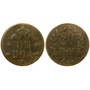 Germany, 20 haler, 1916 T, Tabora