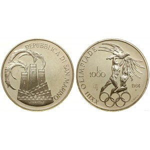 San Maríno, 1 000 lír, 1984, Rím