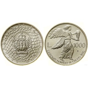 San Marino, 1.000 lirów, 1990, Rzym