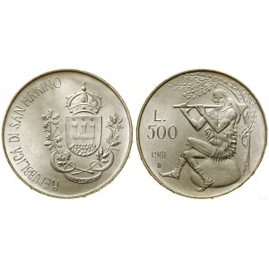San Marino, 500 lira, 1981, Rome