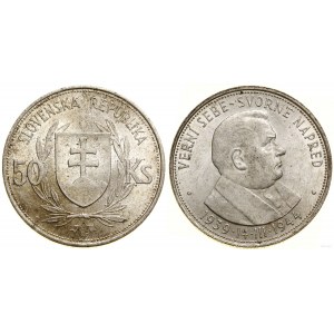 Słowacja, 50 koron, 1944, Kremnica