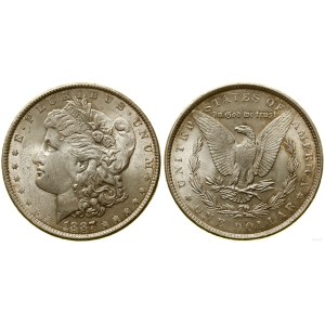 Spojené štáty americké (USA), Dollar, 1887, Philadelphia