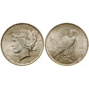 Spojené štáty americké (USA), 1 dolár, 1922, Philadelphia