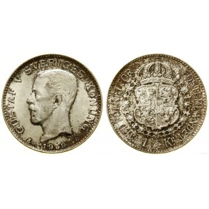 Sweden, 1 crown, 1939, Stockholm