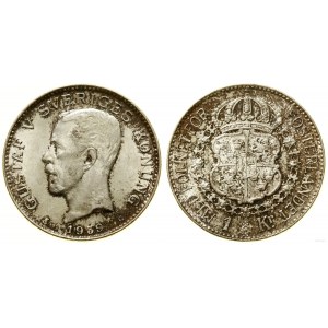 Szwecja, 1 korona, 1939, Sztokholm